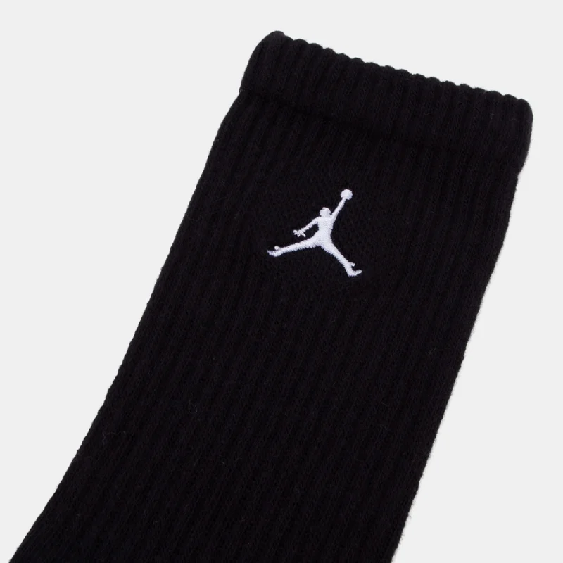 Jordan Black Kids's Baseline Crew Socks (3 Pairs)  | Best Price UAE