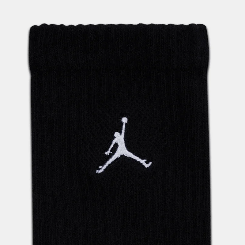 Jordan Black Kids's Baseline Crew Socks (3 Pairs)  | Best Price UAE