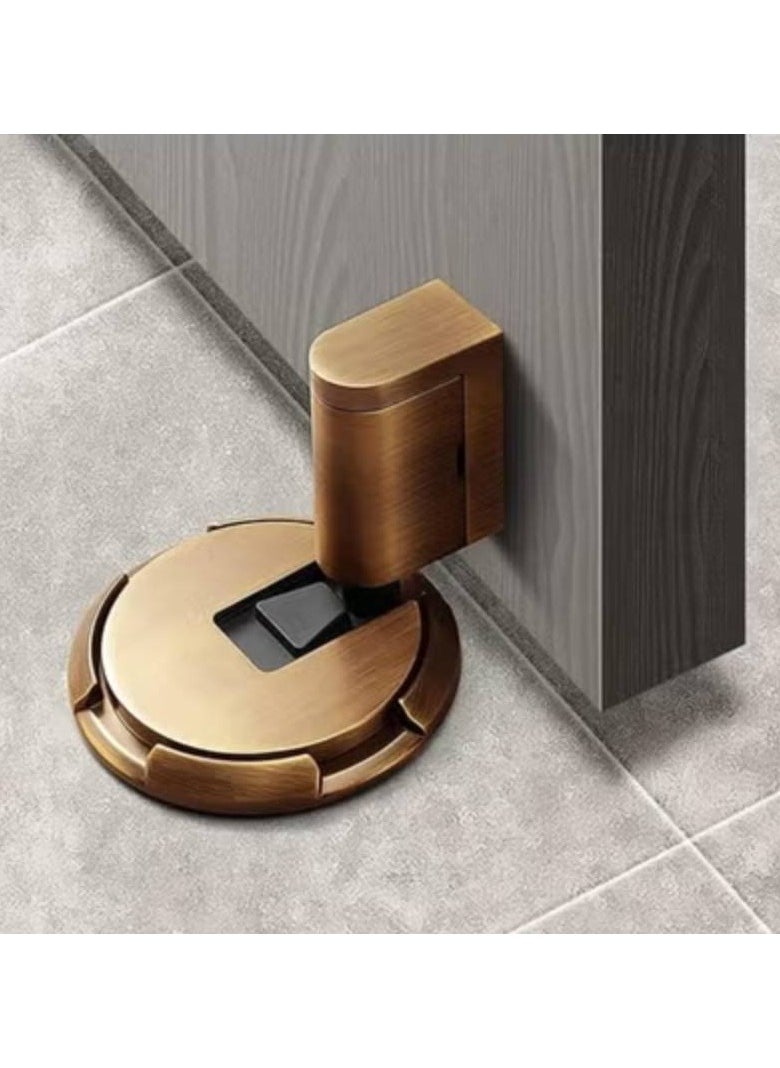 AROAQ Heavy Duty Magnetic Door Stopper Adjustable No-Drill Door Holder with Adhesive and Screws 