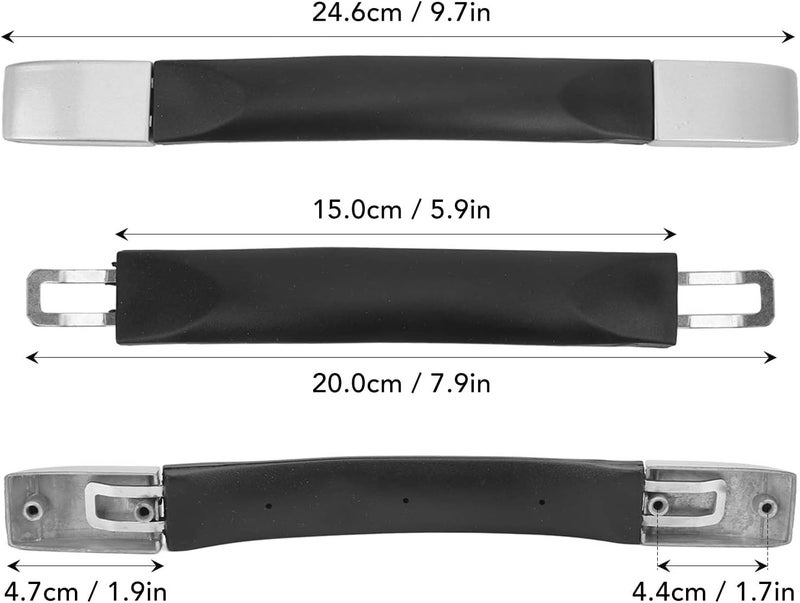 Pilipane Luggage Handle Pull  Luggage Handle Replacement Parts  9  7 Inch Total Length Flexible Spare Strap Handle Grip Replacement with Metal End hat for Travel Boxes Cases - Image 5