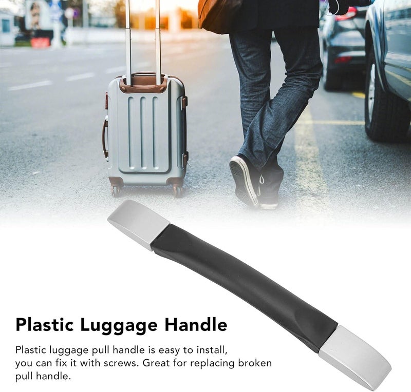 Pilipane Luggage Handle Pull  Luggage Handle Replacement Parts  9  7 Inch Total Length Flexible Spare Strap Handle Grip Replacement with Metal End hat for Travel Boxes Cases - Image 3
