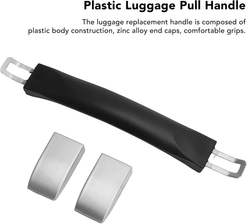 Pilipane Luggage Handle Pull  Luggage Handle Replacement Parts  9  7 Inch Total Length Flexible Spare Strap Handle Grip Replacement with Metal End hat for Travel Boxes Cases - Image 2