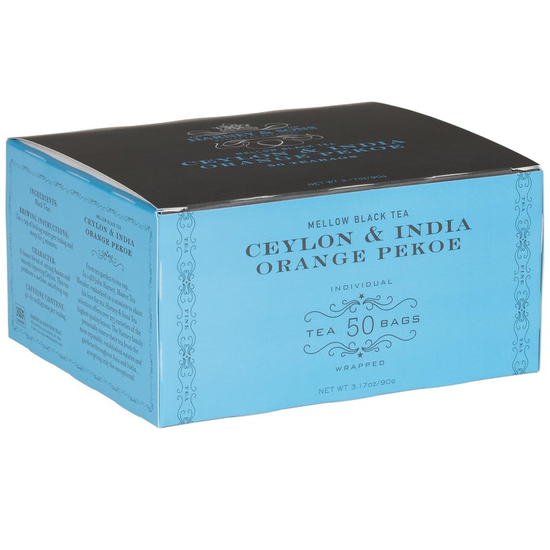 Harney & Sons Orange Pekoe Tea, 50 ct teabag box - Image 1