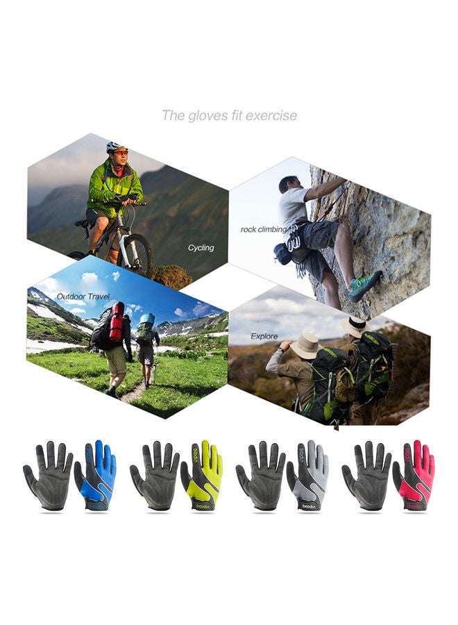 NIBEMINENT Cycling Mittens Full Finger Touchscreen Outdoor Sport Pad Breathable Lightweight for Riding Lifting Climbing 30*3*16cm  - Image 5