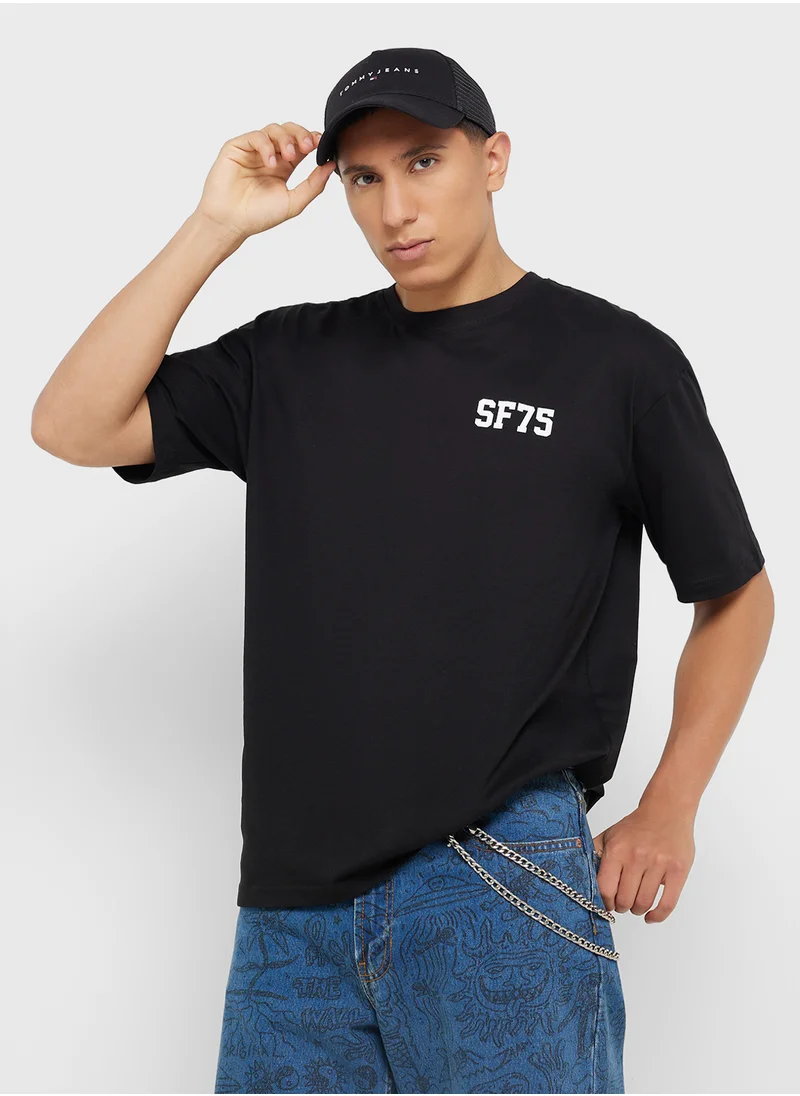 FRWD Graphic Print Oversized T-Shirt