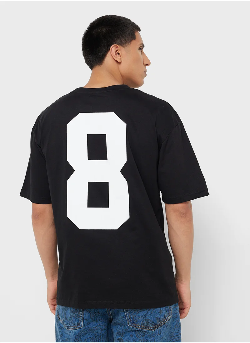 FRWD Graphic Print Oversized T-Shirt