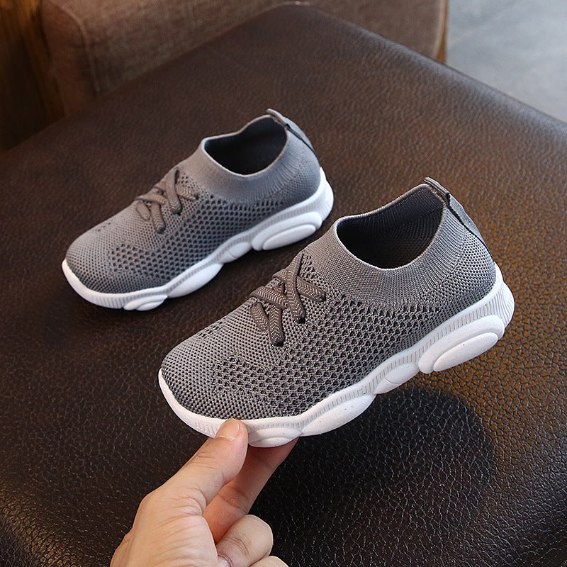 Mesh Sneakers Lightweight Flexible Sole Walking Shoes For Kids Indoor And Outdoor Activities - Image 1