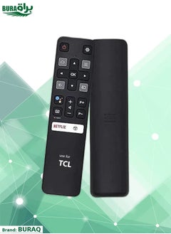 BURAQ Replacement Tcl Tv Remote Control Rc802V For Tcl Android 4K Uhd Smart Tv 40S330 32S330 65Q637 55Q637 40S334 32S334 70S430 55S430  - Image 1