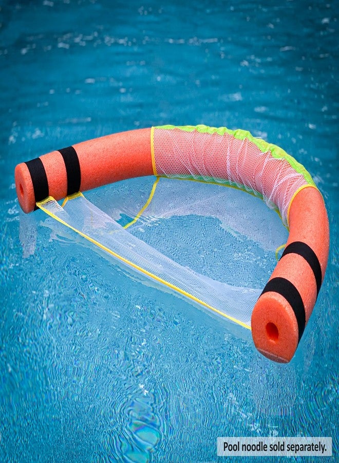 Aqua EZ كرسي أكوا إيزي العائم للنودلز: مقعد شبكي مريح لنودلز حمام السباحة، يناسب النودلز الصغيرة والكبيرة، سريع الجفاف، محمول، سهل التخزين (النودلز غير متضمنة) - Image 5