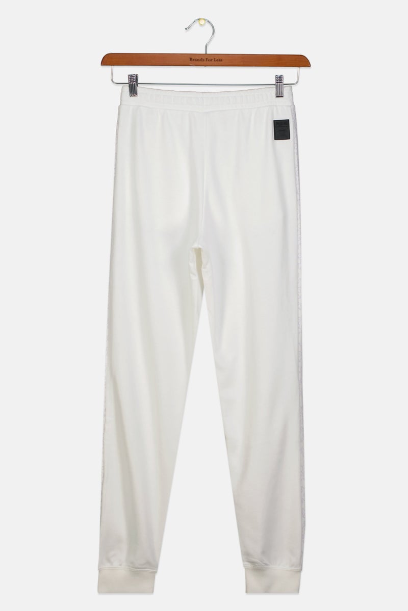 Puma x One Piece Kids Girl Sportswear Fit Embroidered Sweatpants, White - Image 2