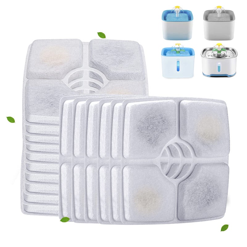 Cat Water Fountain Filters Cirfifth Cat Fountain Filter Replacement for Square Cat Water Fountain Inside 16 Pack