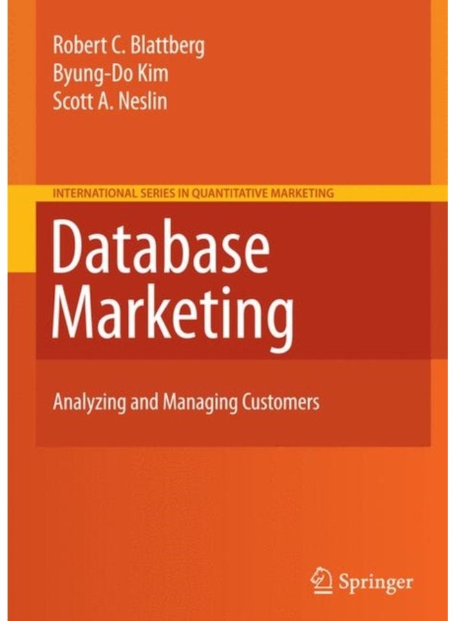 Database Marketing Analyzing and Managing Customers 18 - Paperback