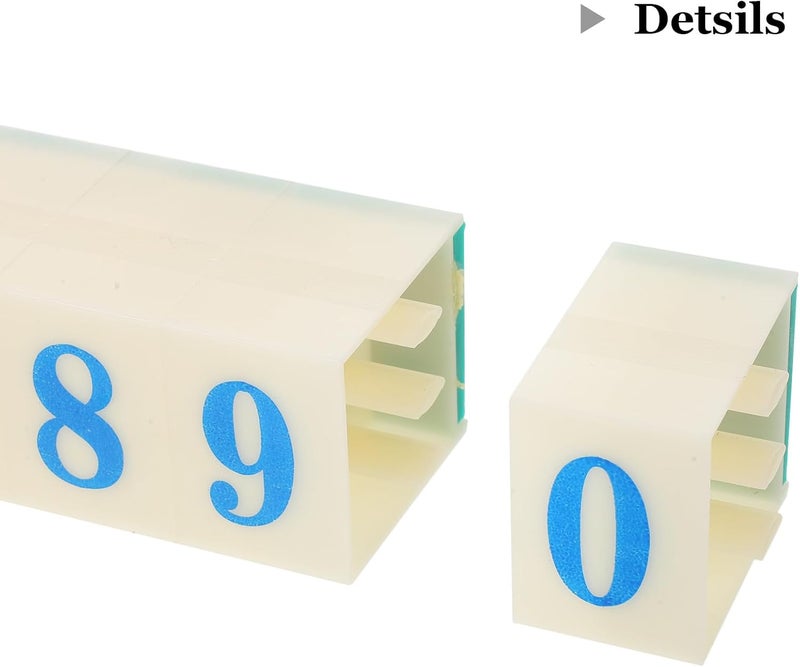 Generic 1Set Date Number Stamper: Arts Crafts Stamping Supplies for Kids and Teachers 0-9 Number Stamps for Office Diary Party Serial Code Scrapbooking Activities - Image 3