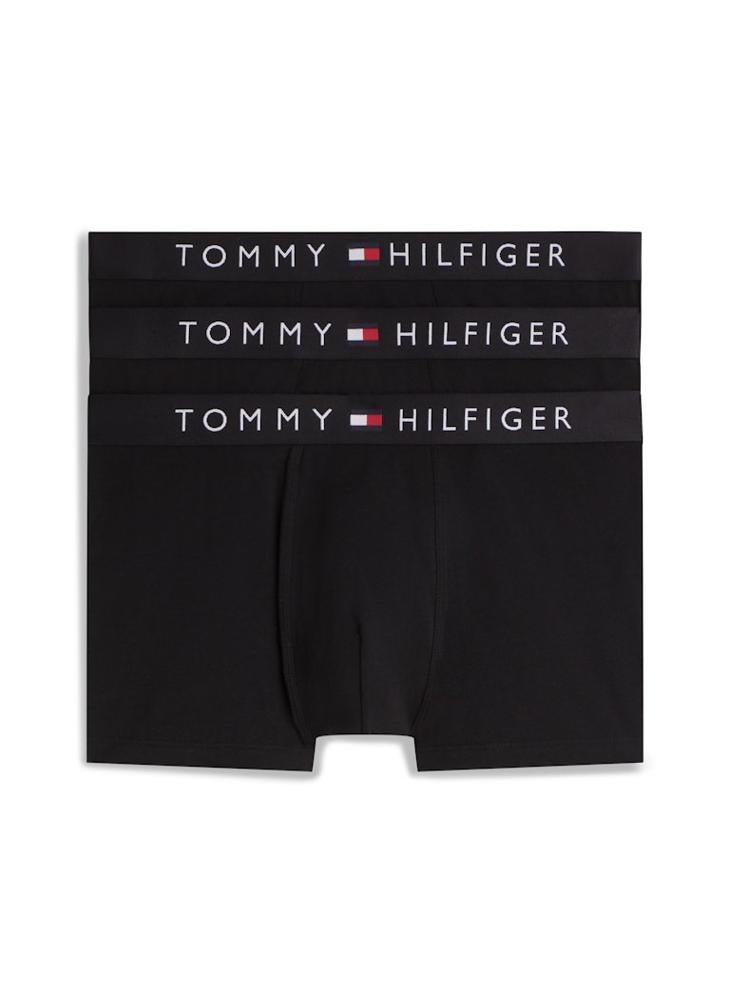 TOMMY HILFIGER 3-Pack TH Original Logo Waistband Trunks - Image 1