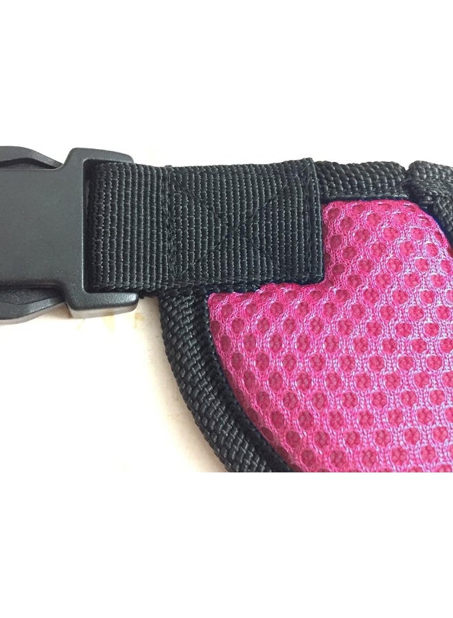 ZARPMA Baby Safety Belt with Guarding Pad, 3 Point Safety Harness for Kid Infant Safe Strap for IKEA ANTILOP High Chair (Pink) - Image 5