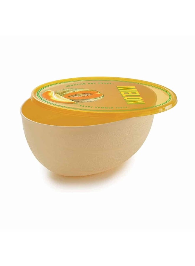 Snips BPA Free Plastic Melon Container Orange 2 L - Image 2