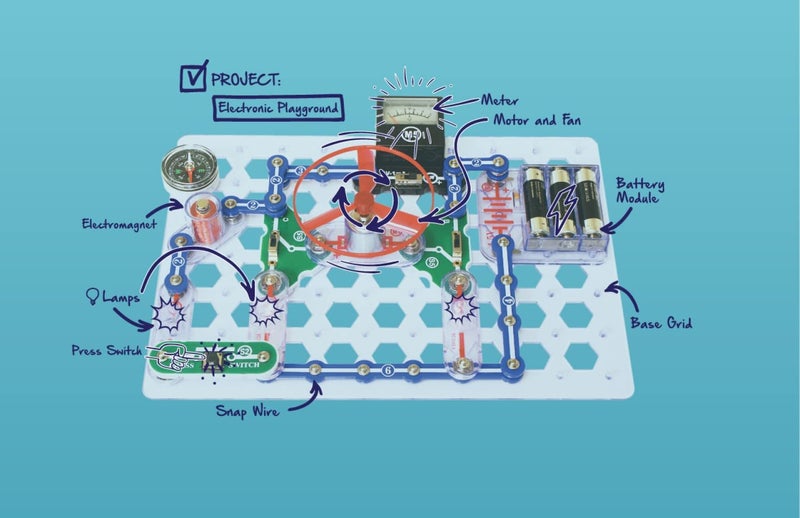 Snap Circuits Snaptricity, Electronics Exploration Kit (Stem Building), for Kids 8+ - Image 3