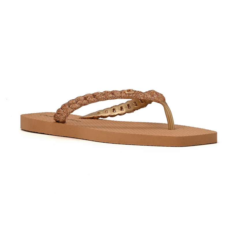 Flip-Flops Golden Straps