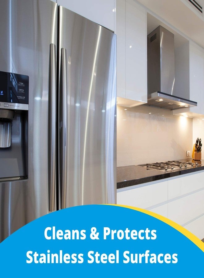 Carbona Stainless Steel Cleaner | Streak Free Formula | For Refrigerators, Sinks, & Dishwashers |16.8 Fl Oz Each, 3 Pack - Image 5