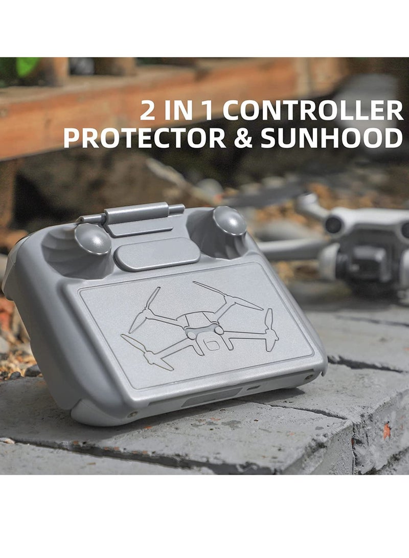 KASTWAVE Lens Hood for DJI Mini3 Pro, Drone Gimbal Protector Cover Drone Lens Screen Sunshade Anti-Scratch Drones Camera Lens RC Joysticks Cap Guard Accessories - Image 2