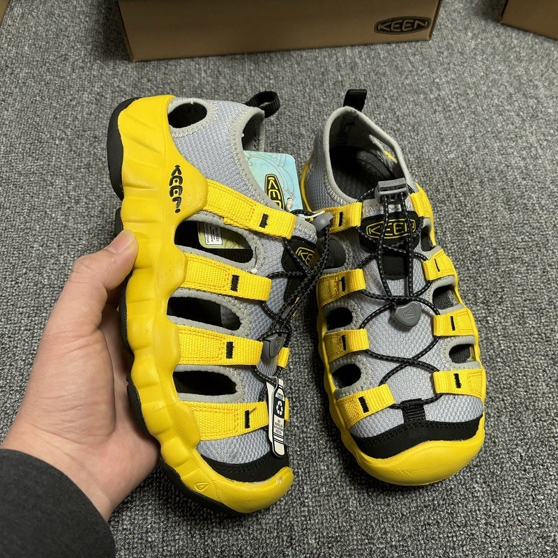 Summer Slikorn Keen 2Nd Generation Baotou Beach Sandals Elastband Fashionable Hole Shoes Couple'S Joker Shoes - Image 1
