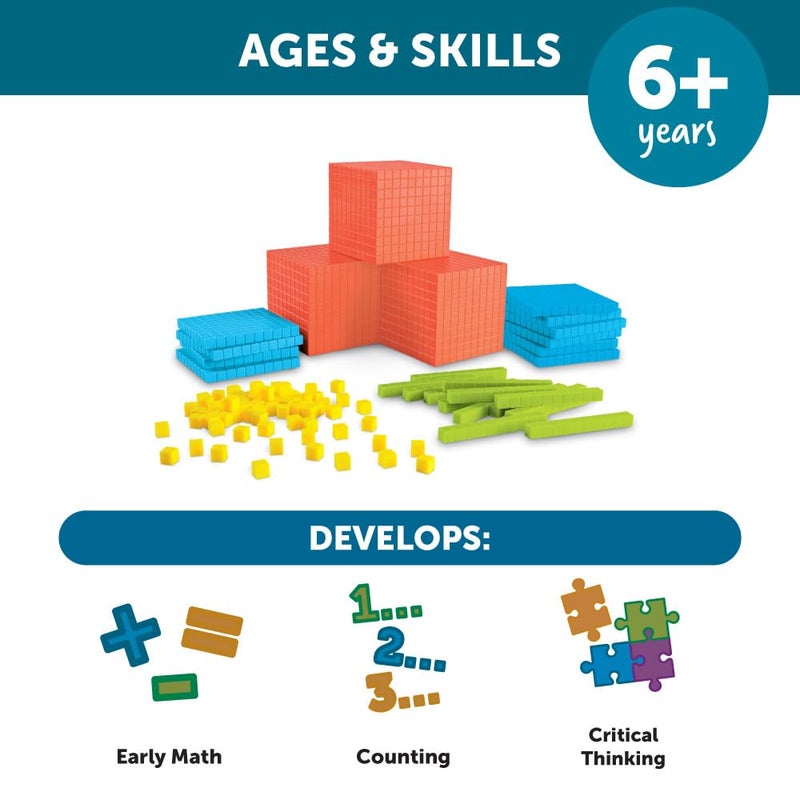 Learning Resources Brights Base Ten Classroom Set - Image 5