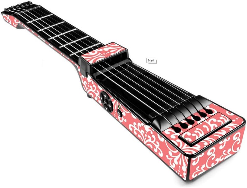 MightySkins Skin Compatible with Jamstik+ Portable SmartGuitar - Coral Damask | Protective, Durable, and Unique Vinyl Decal wrap Cover | Easy to Apply, Remove, and Change Styles | Made in The USA