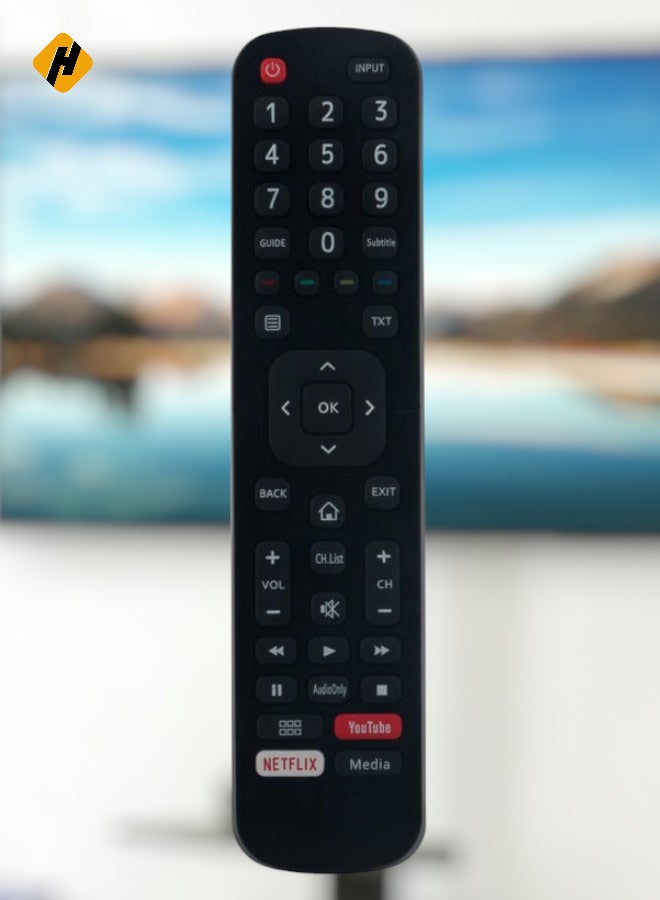 HuHa New Replacement Remote Control For Hisense Smart Tvs EN2BB27  - Image 1