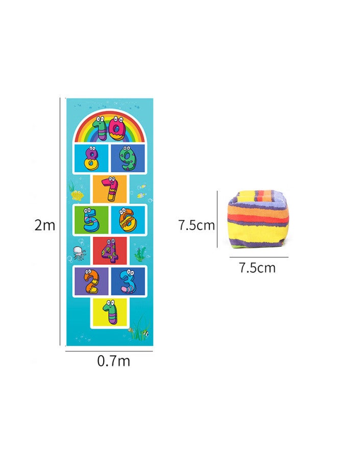 Tatanice Children's Checkered Floor Mat, Kindergarten Game Mat, Sensory Integration Training Toy, Back-to Gift - Image 4