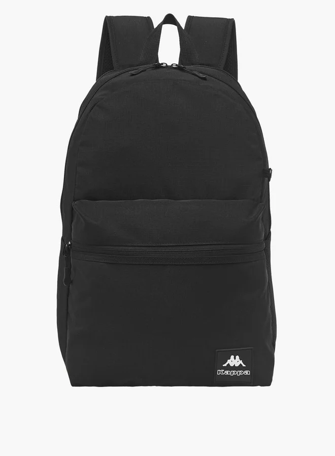 Kappa Logo Print School Backpack with Pencil Pouch - 30x13x44 cm
