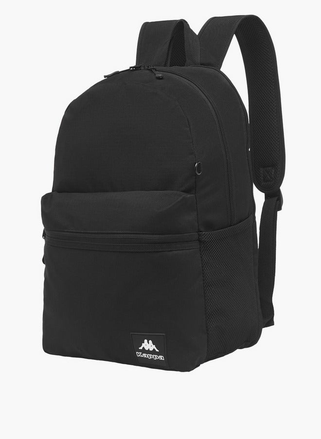 Kappa Logo Print School Backpack with Pencil Pouch - 30x13x44 cm - Image 3