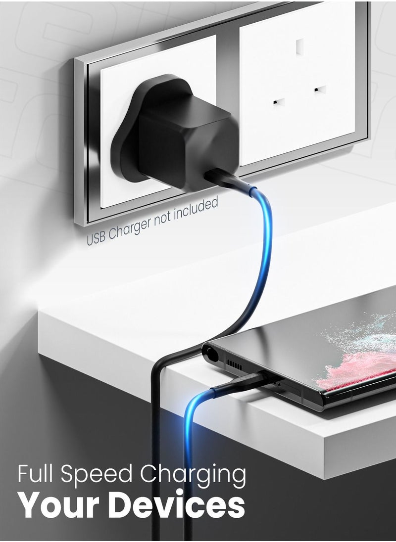 Moxedo Moxedo Lite USB-C To USB-C Fast Charging Cable 1M Compatible for  iPad mini 6，MacBook Pro 2021 14" 16", MacBook Air, iPad Pro 12.9", Samsung S21+, Huawei P30, etc. (Black)  - Image 3