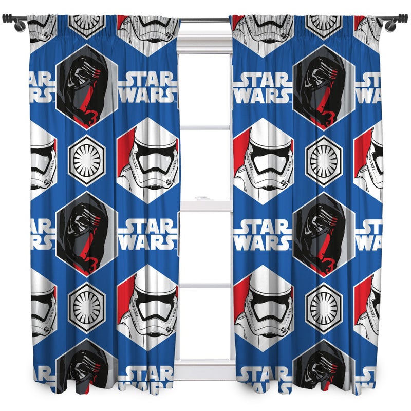 Star Wars Episode 7 Awaken 72 Curtains Fabric 183 h x 168 l Centimeters