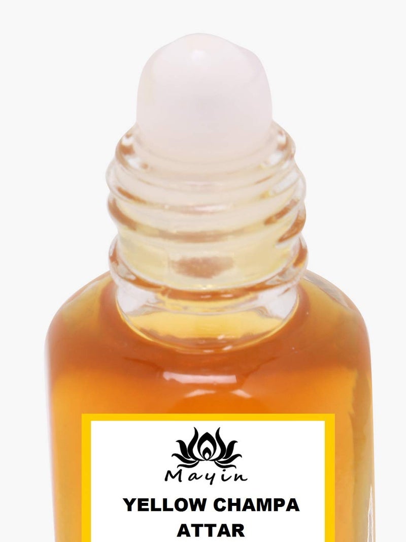 Mayin مجموعة عطر مايّن الأصفر وشامبا وعطر كيويدا الملكي - عبوة من 2 سعة 5 مل - Image 4