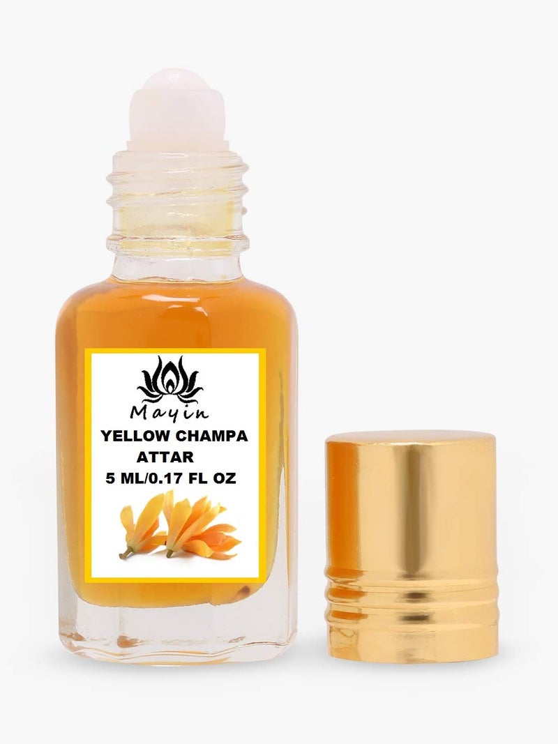 Mayin مجموعة عطر مايّن الأصفر وشامبا وعطر كيويدا الملكي - عبوة من 2 سعة 5 مل - Image 2