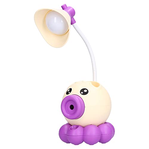 Wembley Table Lamps for Study Room for Students Reading Led Desk Lamp for Work from Home Rechargeable Octopus Shaped Multi-Function Inbuilt Sharpner for Kids (Off White) - Image 2