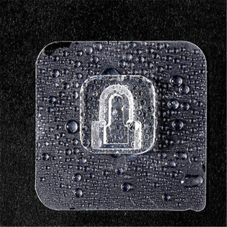 Strong female buckle buckle punch-free buckle seamless sticky hook plastic transparent holder sticky hook buckle Sub-mouth Sub-mouth