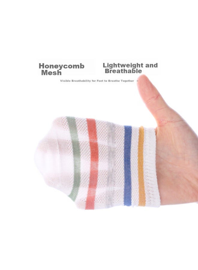 Bambi Boat Socks, Children's Socks For Boys, Summer Thin Mesh Breathable Invisible Cotton Socks, Bb2230, Size 16-18 - Image 3