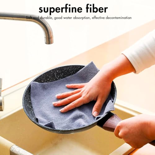 Showstopper Microfiber Cleaning Cloth Roll, Reusable Tear Away Microfiber Towels,Washable, Ultra Absorbent, Rags Cleaning, Dishcloths, Cleaning Cloth for Car, Home or Kitchen (20, Grey, 25cm X 25cm) - Image 4