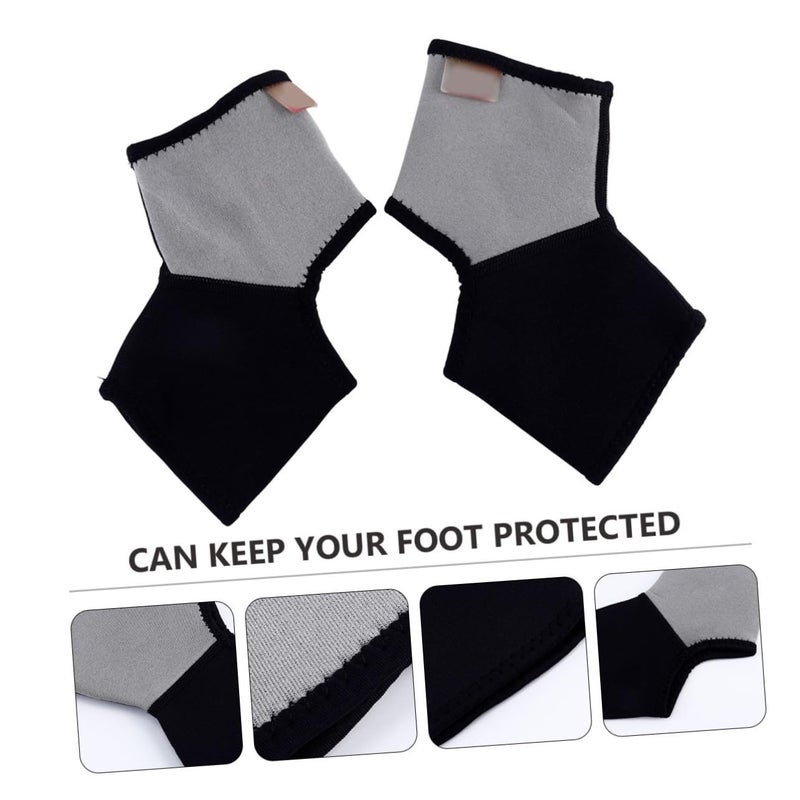 DOITOOL 2pcs Ankle Support Brace Neoprene Ankle Sleeve for Running and Sports Injuries Compression Stabilizer Suitable and Joint Relief - Image 3