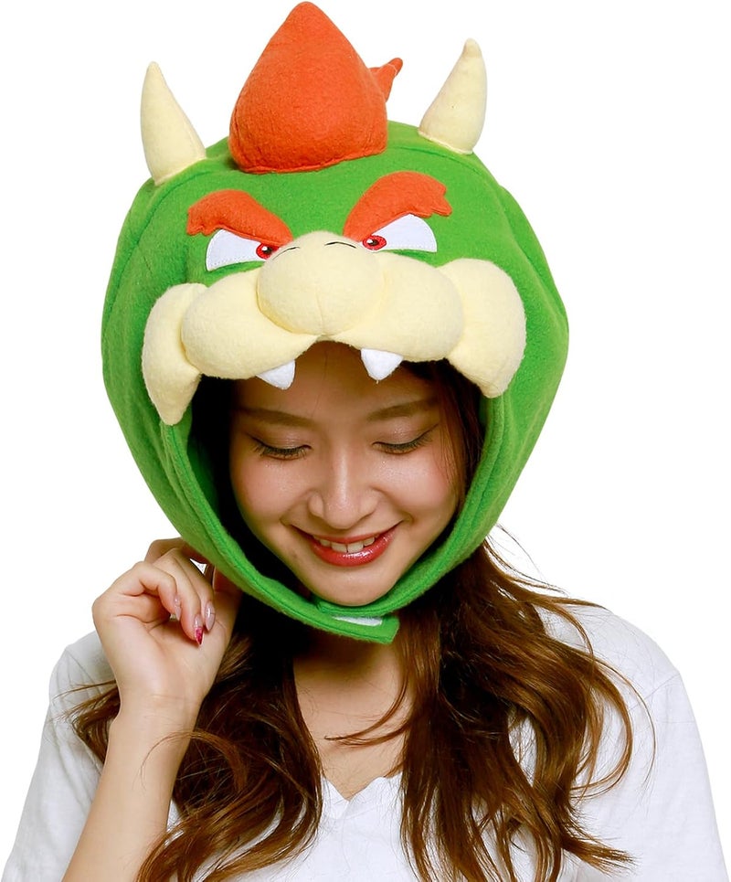 SAZAC Kigurumi Hat Super Mario Brothers Bowser  Cozy Costume Beanie Cap - Image 2