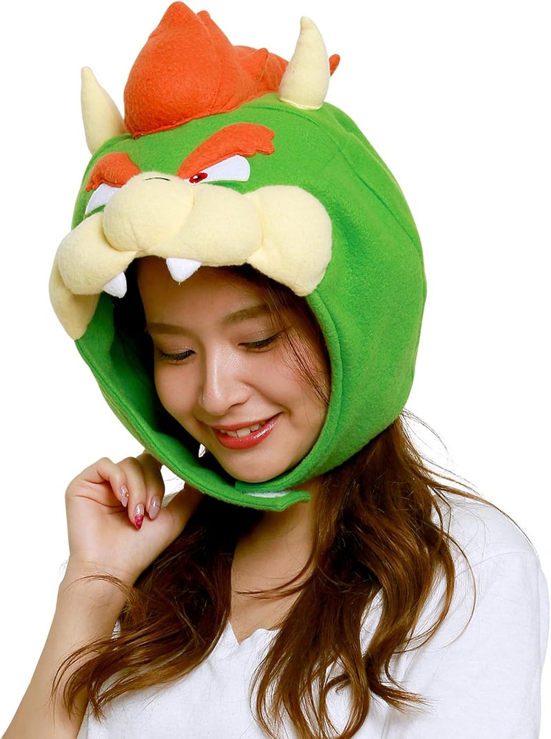 SAZAC Kigurumi Hat Super Mario Brothers Bowser  Cozy Costume Beanie Cap - Image 3