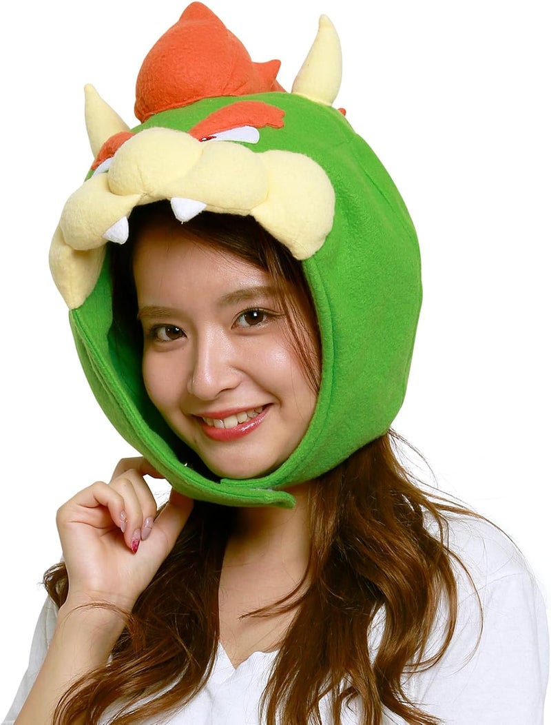 SAZAC Kigurumi Hat Super Mario Brothers Bowser  Cozy Costume Beanie Cap - Image 4