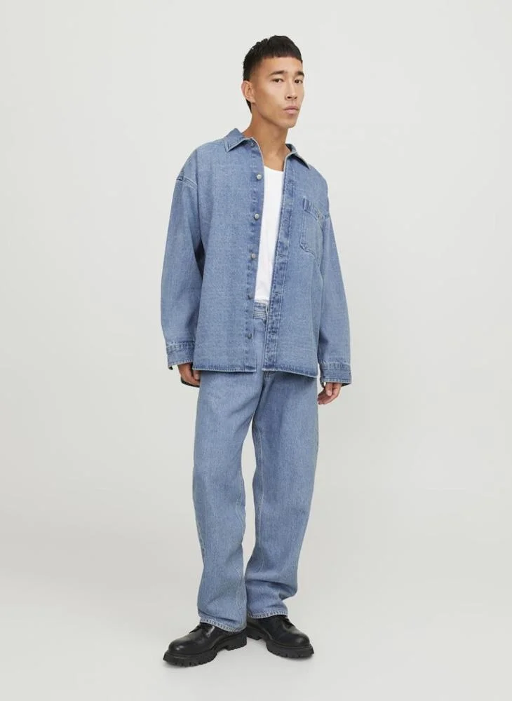 جاك اند جونز Pocket Detail Denim Shirt