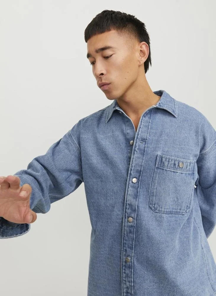 جاك اند جونز Pocket Detail Denim Shirt