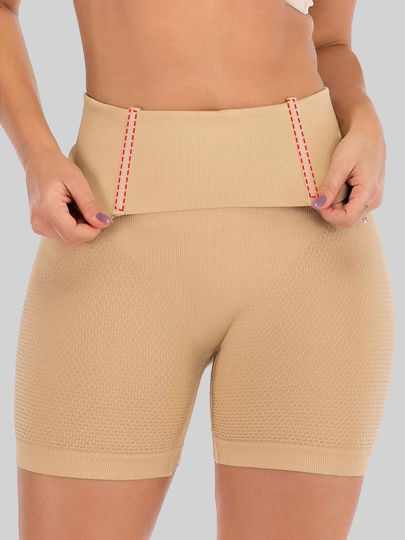 HSR Women High Waist Tummy Tucker Shapewear for Tummy Control Free Size (Fits Waist 30 to 39 Inch) | Slim Fit Seamless Body Shaper Shorts for Saree, Dress Breathable Stretchable Fabric - Image 2