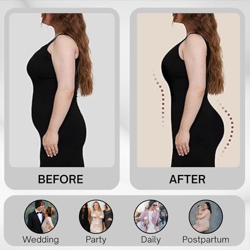 HSR Women High Waist Tummy Tucker Shapewear for Tummy Control Free Size (Fits Waist 30 to 39 Inch) | Slim Fit Seamless Body Shaper Shorts for Saree, Dress Breathable Stretchable Fabric - Image 4