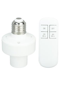 Thoraya Remote Control Light Bulb Socket Wireless Remote Light Bulb Socket with Remote Control for E27 Bulb Base 110V  - Image 5