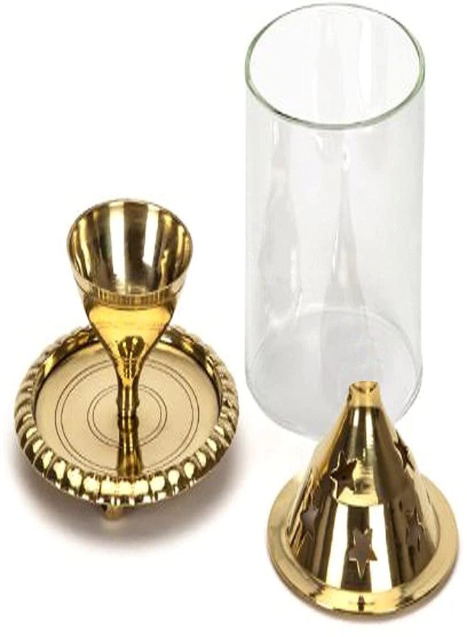 Swaha Brass Udupi Lamp 30ml & Akhand Jyoth Long Wicks(3pcs) Combo | Akhand Jyoth Lamp for Illumination | Decorative Lamp Adding a Traditional Touch to Your Home or Office. - Image 3