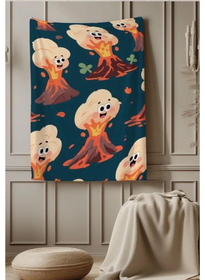 general Baby and children's cartoon flannel thin blanket (warm and comfortable, suitable for sleep, game use) 70cm*100cm - Image 2